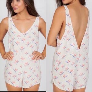 Acacia bird of paradise haiku romper